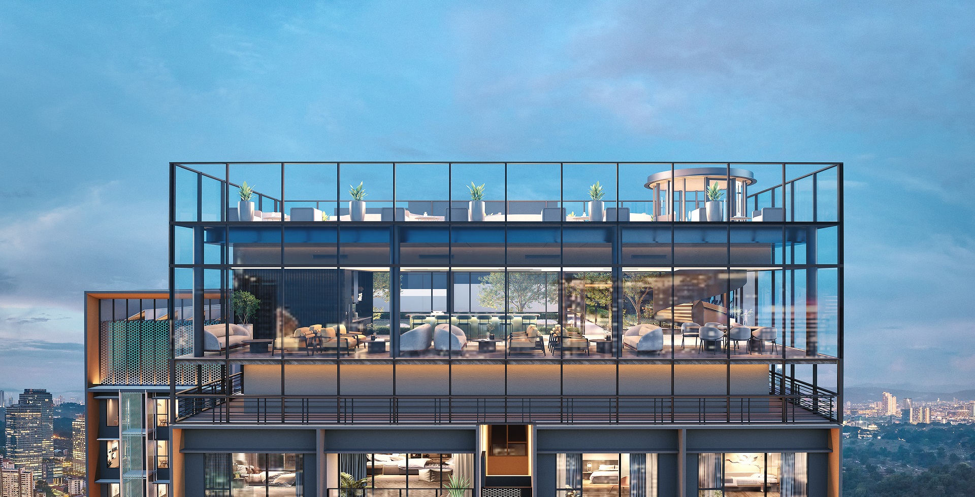 Sky lounge facility